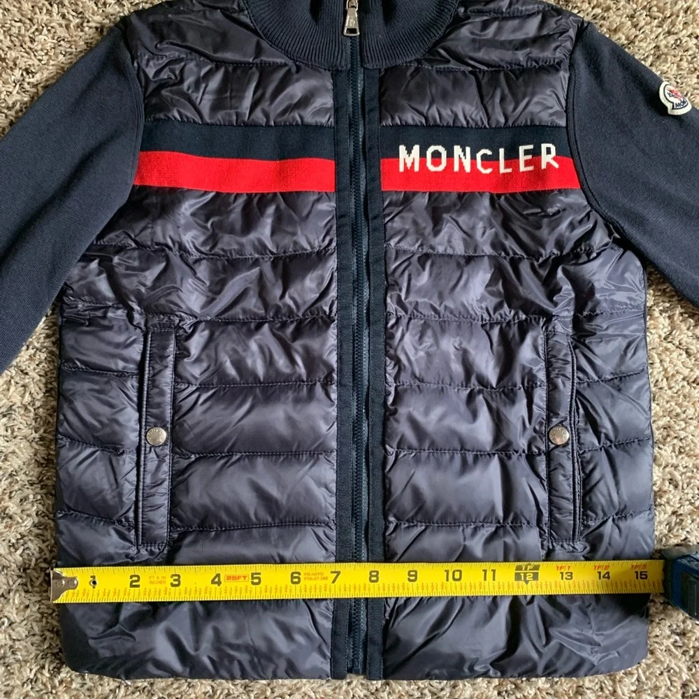 Moncler Puffy Knit Kids Jacket - Picture 8 of 11